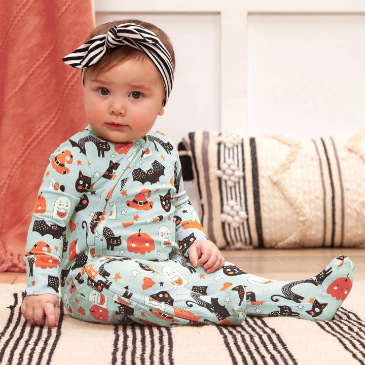 Tesa Babe - Vendita all'ingrosso Tutina - Neonati - Tutina con cerniera in bambù per Halloween per bambini