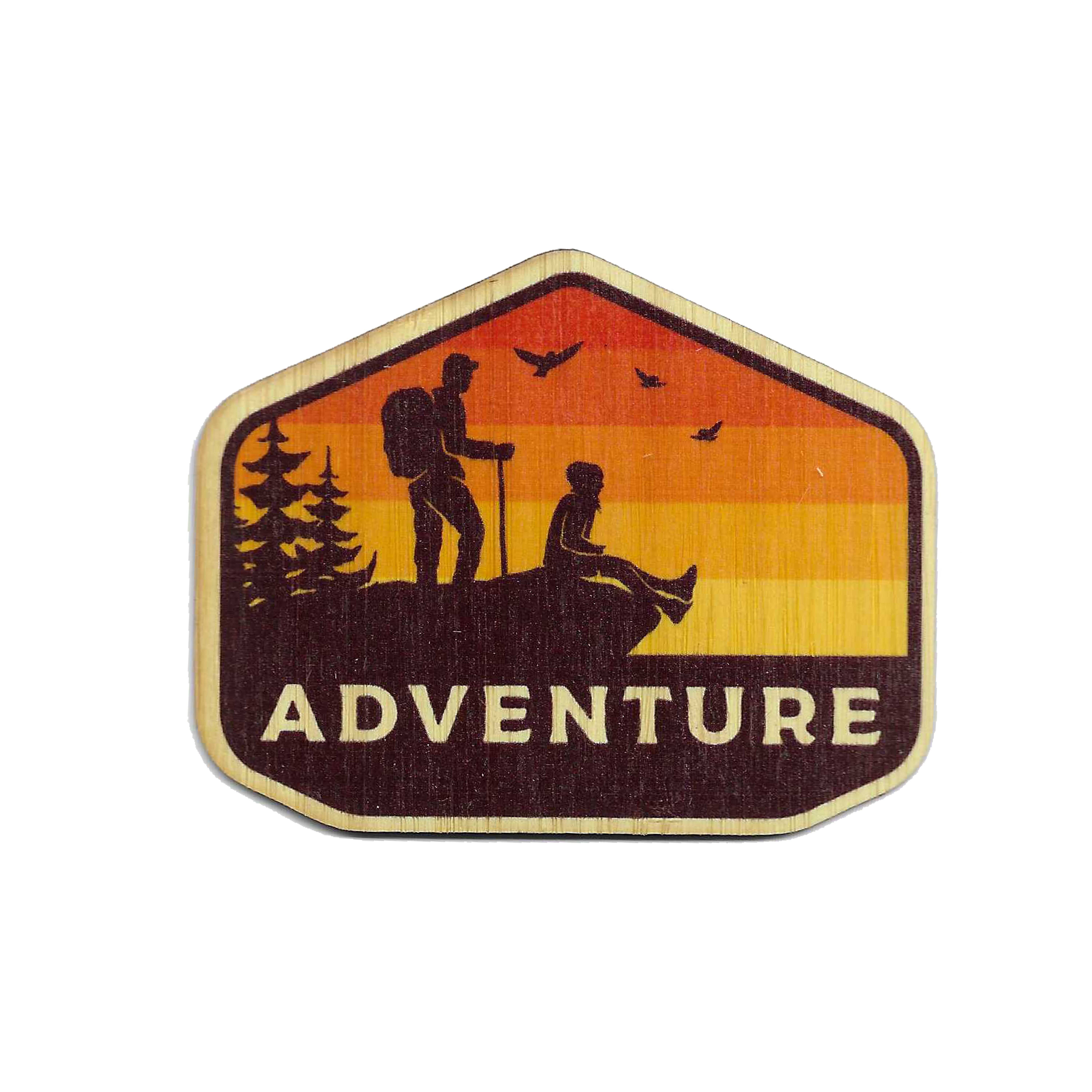 Bamboo Wood Stickers – Großhandel Aufkleber – Adventure Umweltfreundlicher Bambusaufkleber