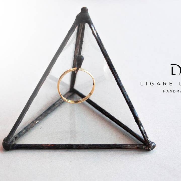 mARTaart - Vente Supports et présentoirs à bijoux - Porte-bague en verre, porte-bagues cadeaux personnalisés, décoration unique pour la maison, support de bague pour cérémonie de mariage, porte-bague de fiançailles2