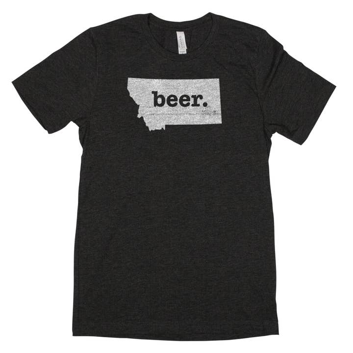 bière. T-shirt unisexe pour hommes - Montana pour la vente par Home State Apparel