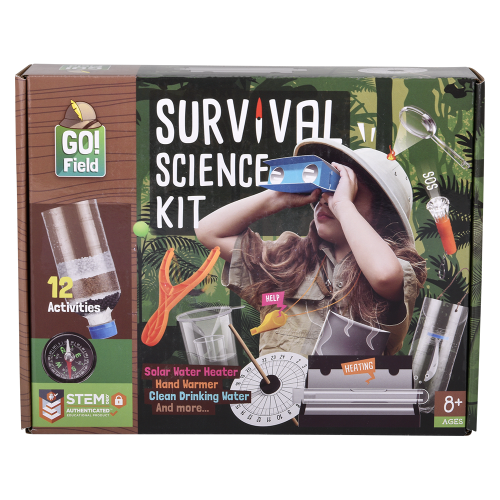 The Toy Network - Wholesale Science & Math Book - EDU-STEM SURVIVAL SCIENCE KIT2