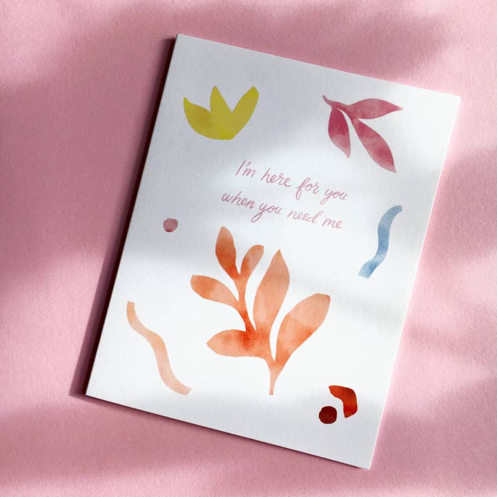 Pineapple Sundays Design Studio – postal de incentivo por atacado – Cartão de felicitações aqui para você1