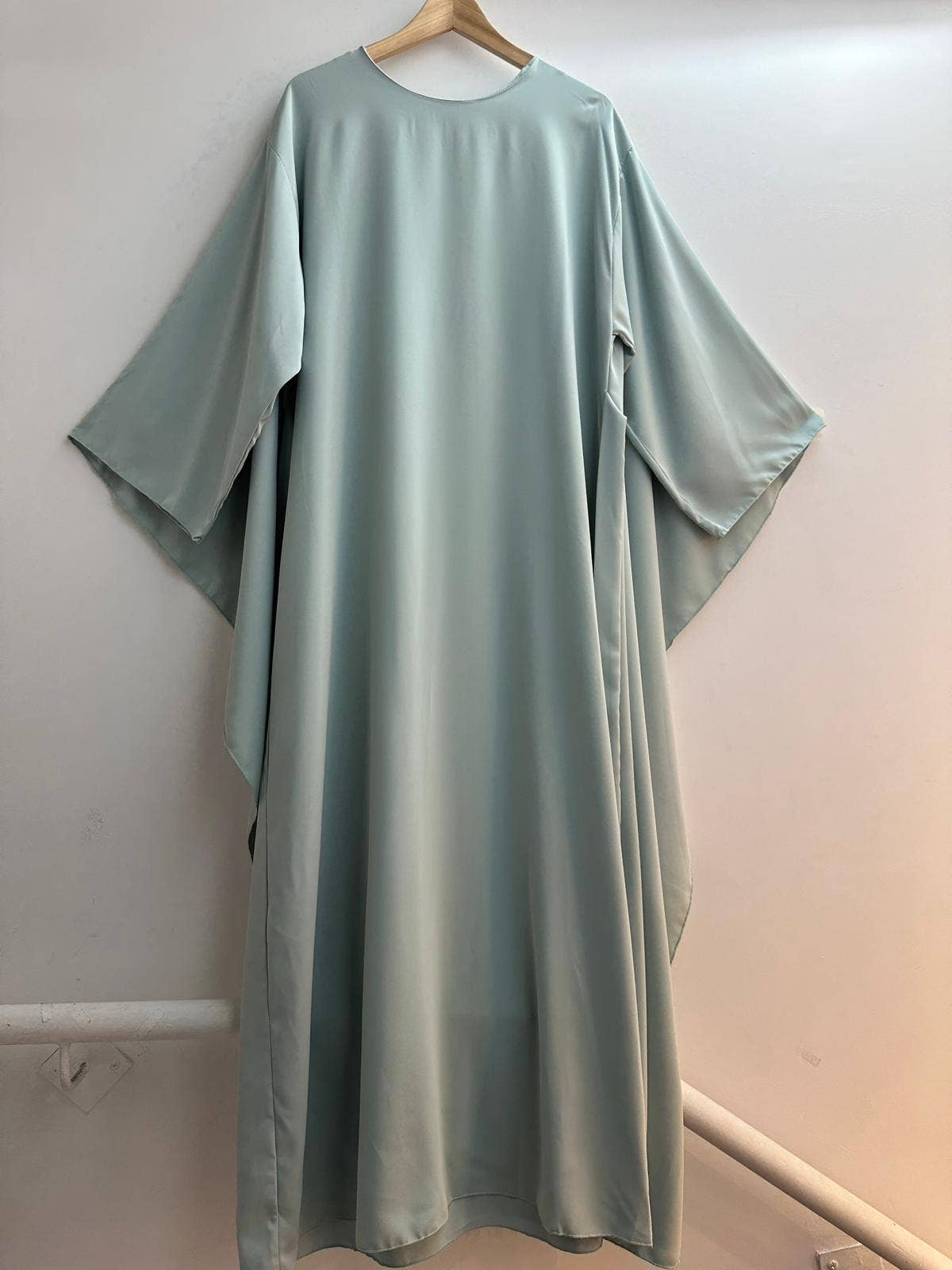 LORIANE - Wholesale Dress - Women's - 10315 Long muslim dress with belt, plain one size2