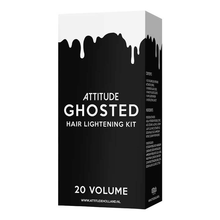 Attitude Hair Dye - Wholesale Hair Dye - Ghosted Hair Lightening Kit 20 Full Vegan, Cruelty-Free