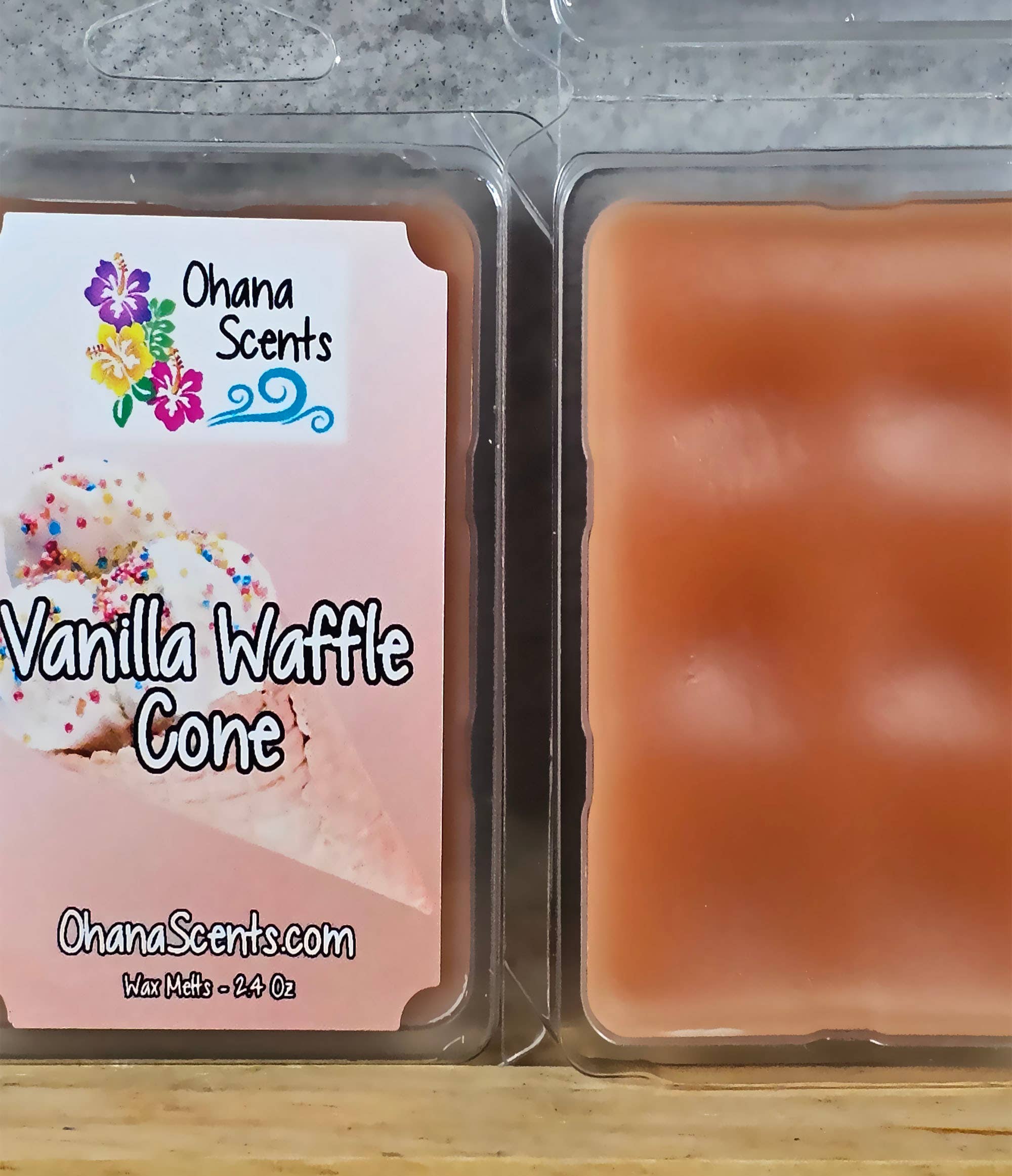 Ohana Scents - Wholesale Wax Melt - Vanilla Waffle Cone Scented Wax Melts1