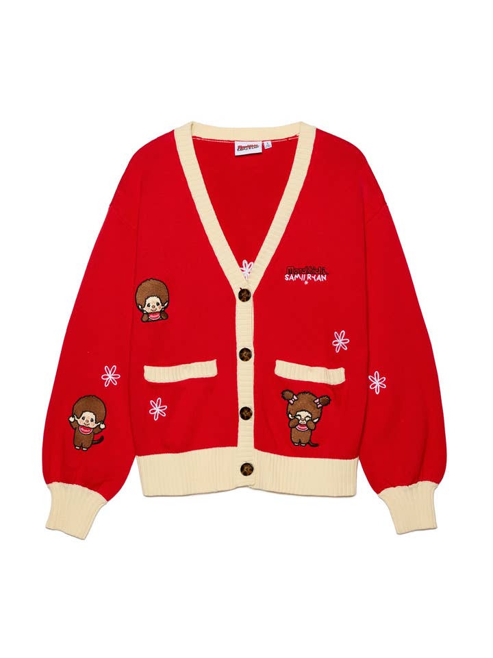 SAMII RYAN - Wholesale Cardigan - Women's - Monchhichi™ Oversized Cardigan1