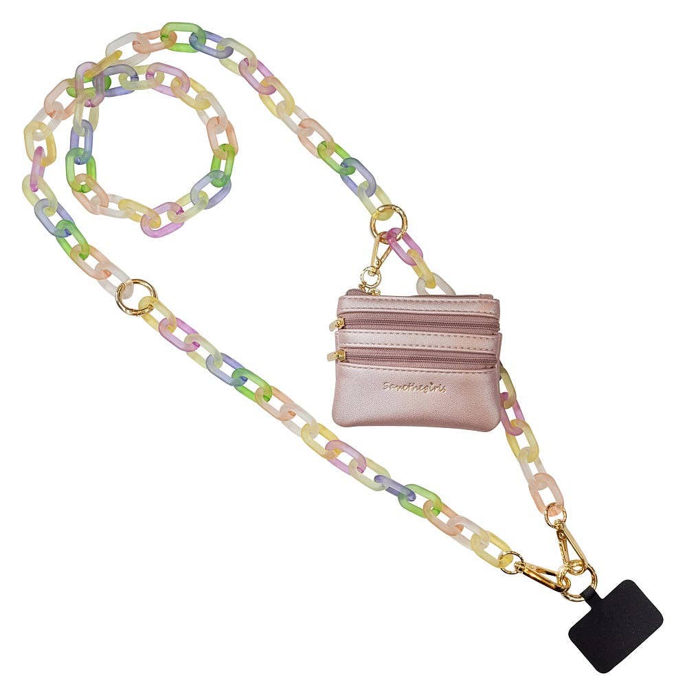 Save The Girls - Wholesale Phonecase Strap - Clip & Go Ice Chain with Pouch7