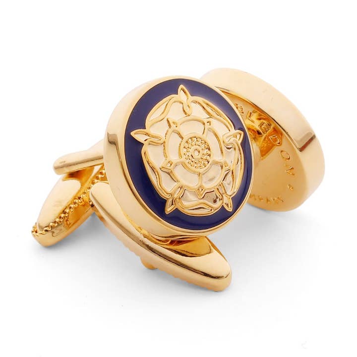 Il gemello inglese in oro rosa per la vendita all'ingrosso da parte di Wimbledon Cufflink Company
