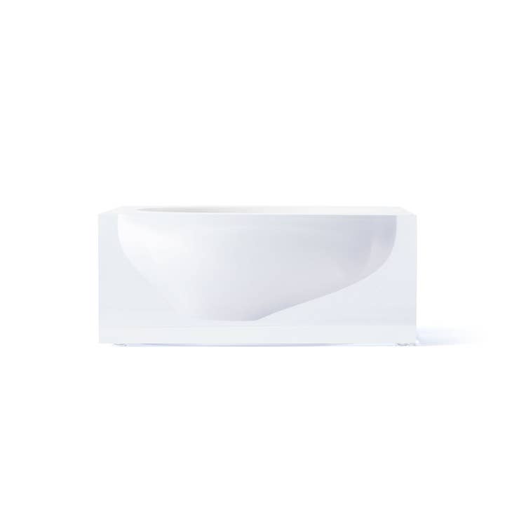 JR William - Wholesale Decorative Plate/Dish/Bowl - Acrylic Block Bowl in Hamptons White Home Decor - Gift