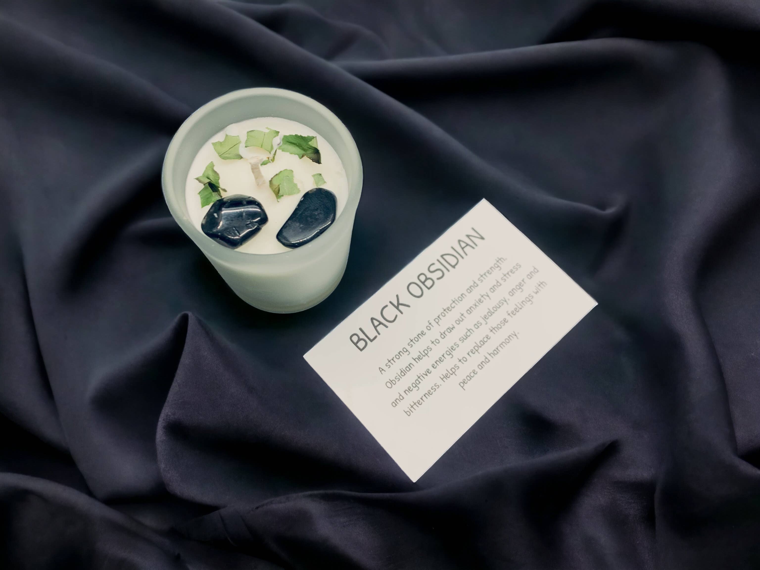 Green Earth Aromatherapy - Wholesale Jar/Filled Candle - Crystal Intention Candles with Natural Soy Wax1