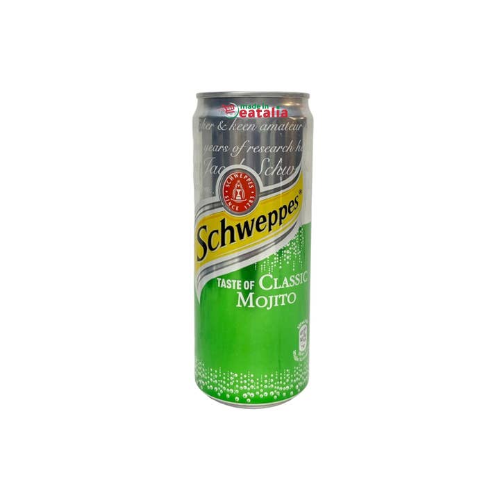Made in eatalia – Engroshandel Sodavand/kulsyreholdige drikkevarer – Schweppes smag af klassisk Mojito 330ml