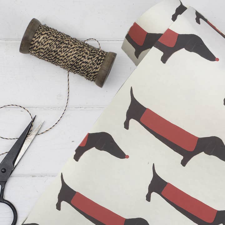 Christmas Sausage Gift Wrap for wholesale by Print Circus