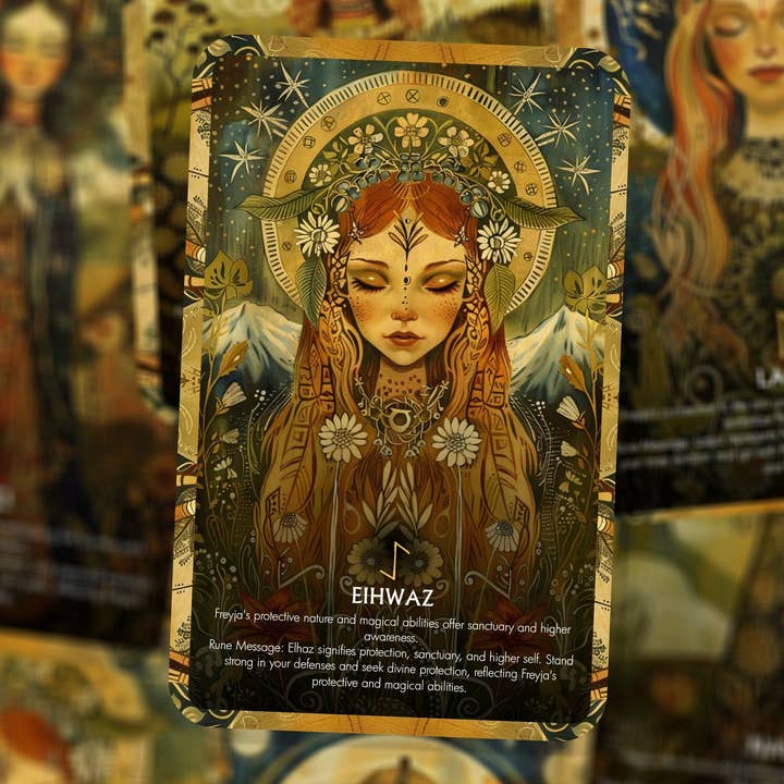 Ibiza Tarot USA - Wholesale Tarot Cards - The Runes of Freyja - 26 cards - Runes Oracle - Oracle Deck - Fortune Telling - Divination tools - Oracle Gift3