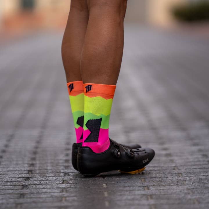 SPORCKS - Vendita all'ingrosso Calzini - Unisex - ALSACE FLUO - CALZINI DA CICLISMO
