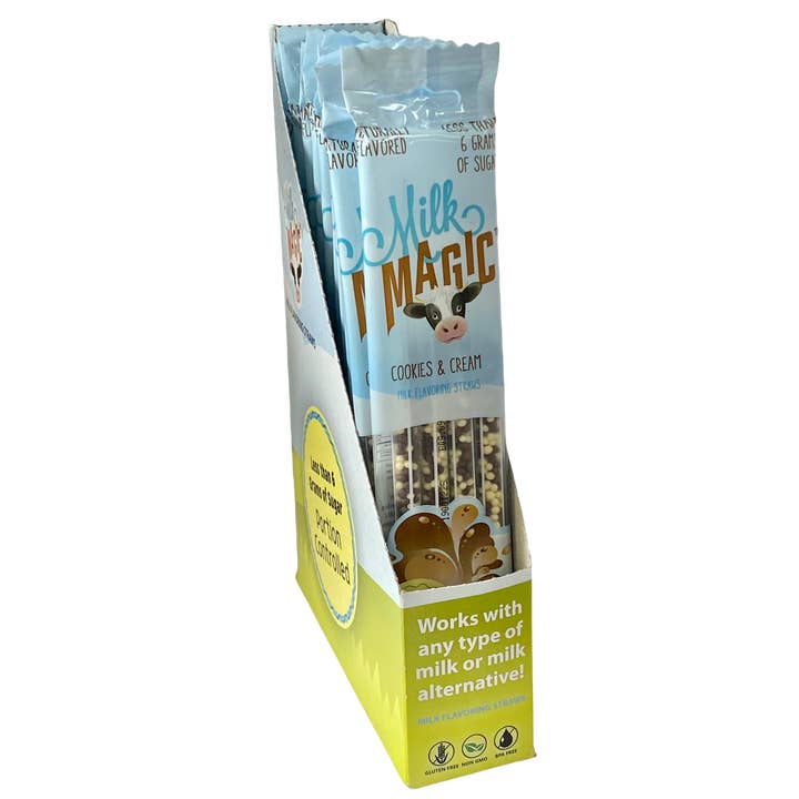 Magic Straws - Wholesale Drinking Straw - Milk Magic Cookies and Cream Milk Flavoring Straws