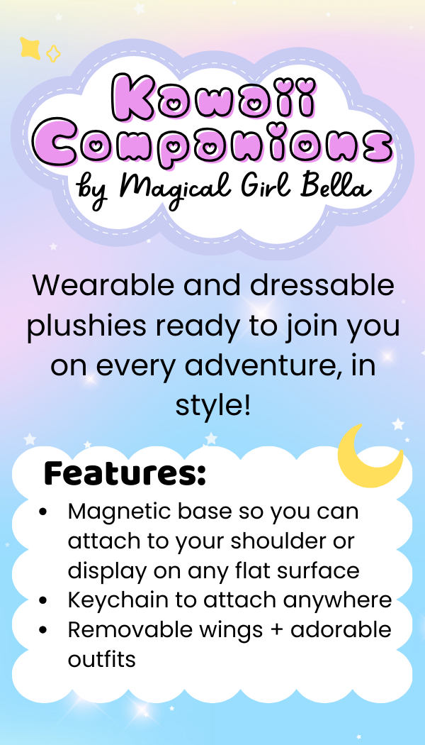 Magical Girl Bella – Großhandel Kuschel-/Plüschtier – Kind & Baby – Froggo - Plüschtiere mit magnetischem Sockel & Trageclip5