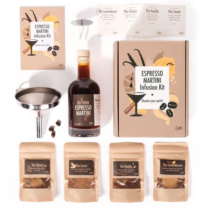 Kit d'infusion Espresso Martini | Kit de cocktails faits maison pour la vente par Craftly