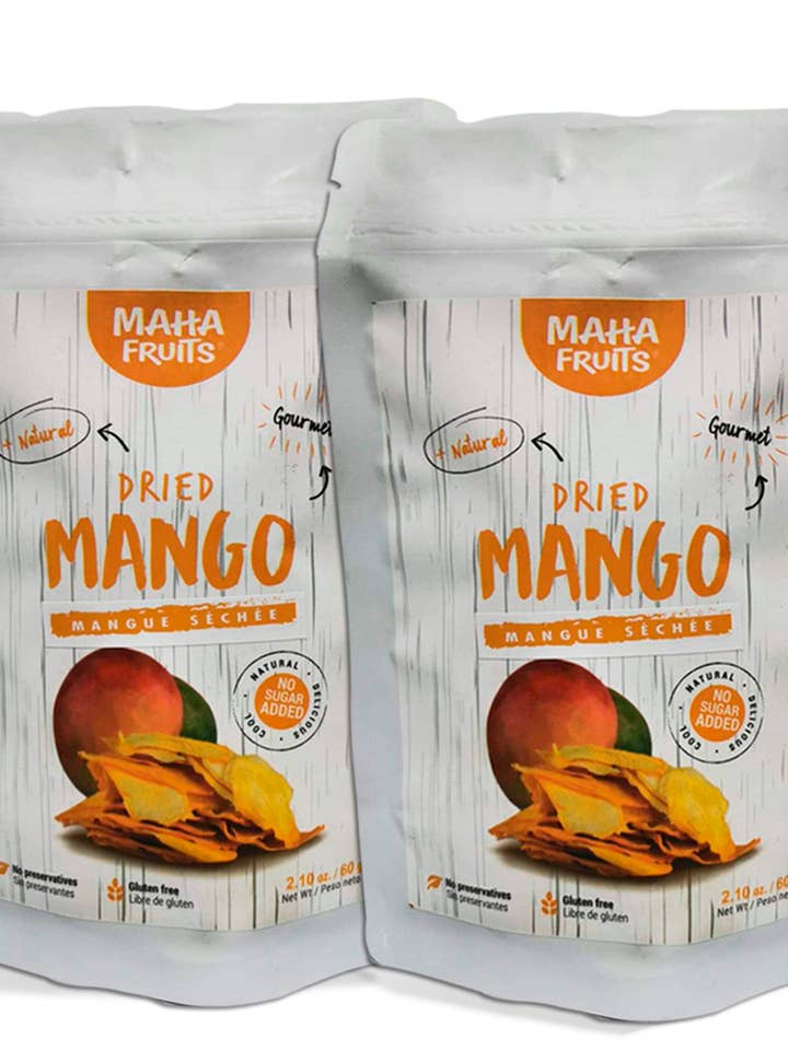 Tørret mango importeret fra Peru - kombinationspakke (2 enheder) for engroshandel hos Ganesa Trading