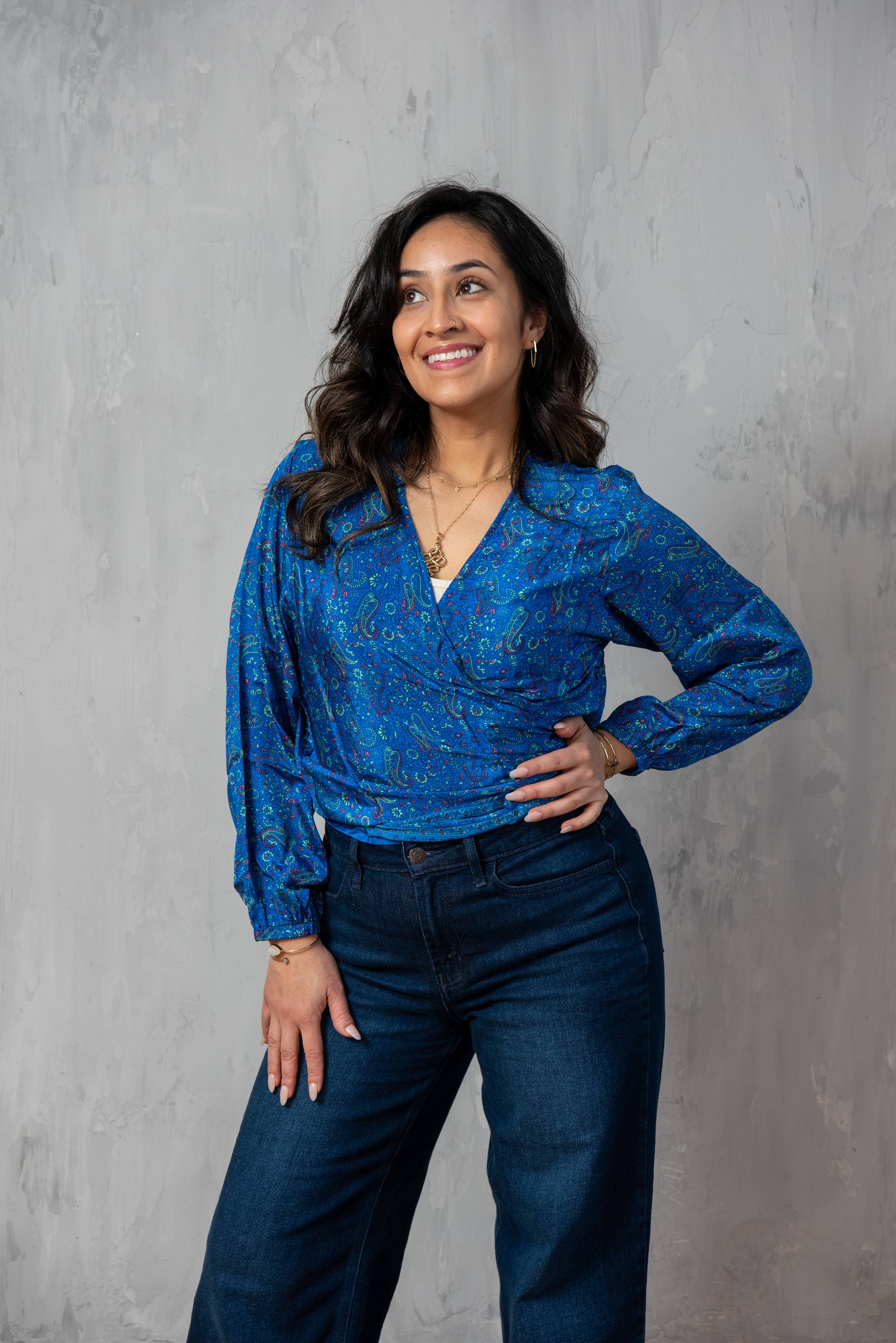 Baizaar - Wholesale Blouse - Women's - Sari Tie Blouse5