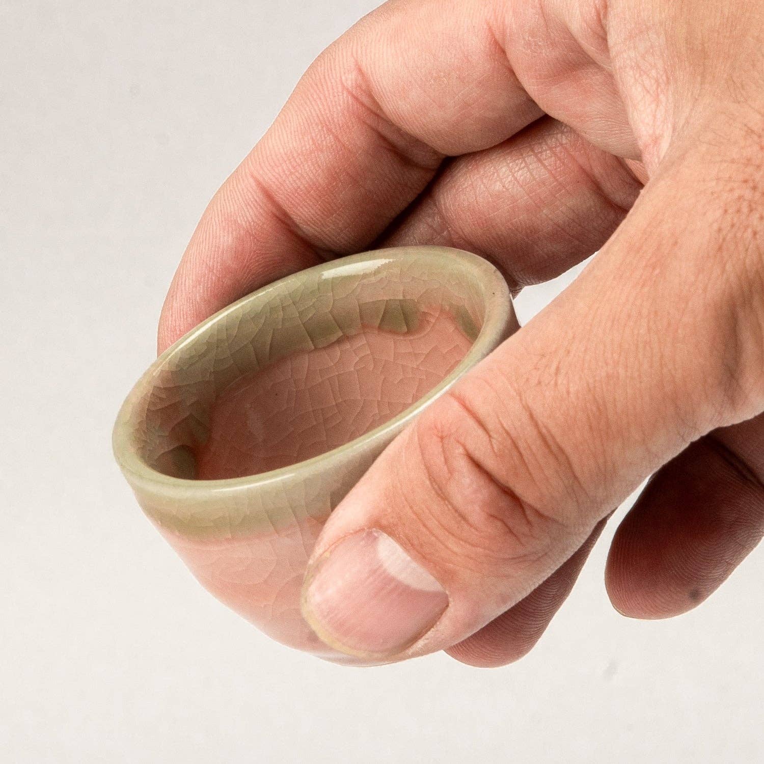 Urban Tokyo - Wholesale Coffee/Tea Cup - Minoware Reactive Glazed 1.75oz Sake Cup Peach Pink JP (30/240)4