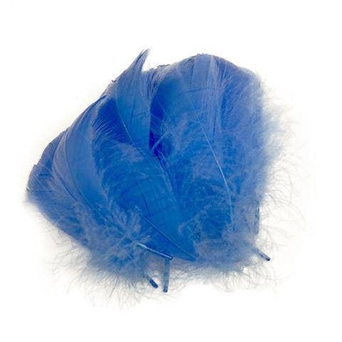 Goose Nagoire Loose Feathers 4-6" - Turchese chiaro per la vendita all'ingrosso da parte di Zucker Feather Products