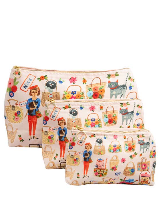 Cosmetics Bags | Ooh La La Cats for wholesale by Bon Artis