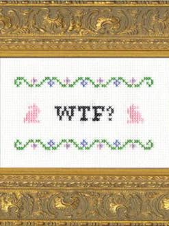 ¿WTF? para venta al por mayor de Subversive Cross Stitch