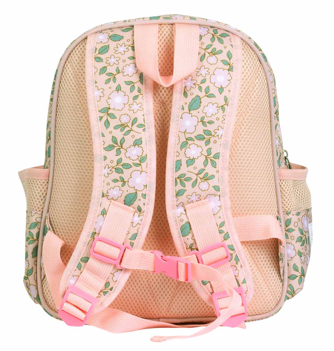 A Little Lovely Company - Wholesale Backpack - Kids - Kids backpack insulated front compartment: Blossoms-pink2