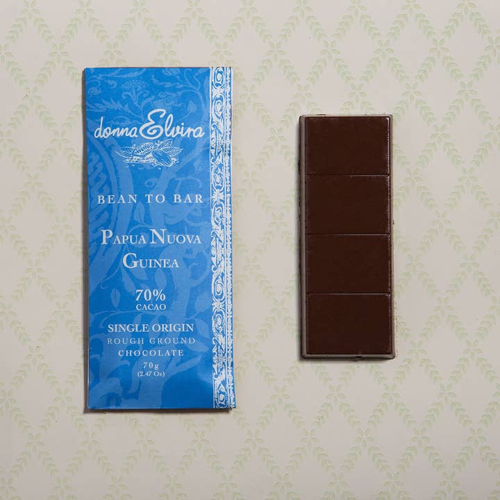 Chocolade van één oorsprong Papoea-Nieuw-Guinea voor wholesale door DONNA ELVIRA dolceria di Roccasalva Elvira