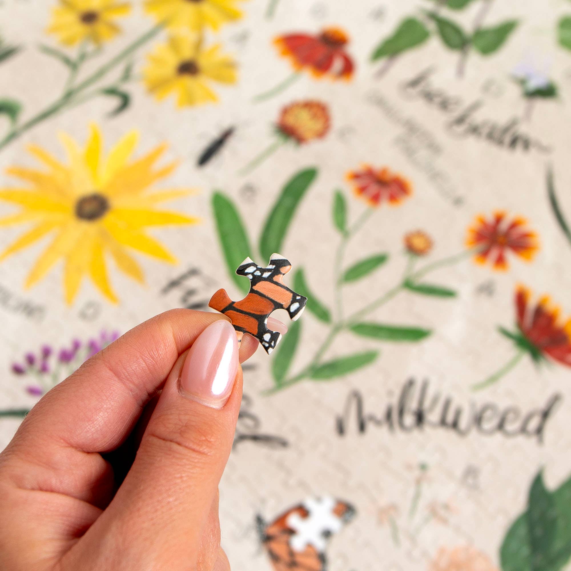 1canoe2 | One Canoe Two Paper Co. - Wholesale Puzzle - Adult - Wildflower Botanicals - 1,000 Piece Jigsaw Puzzle2