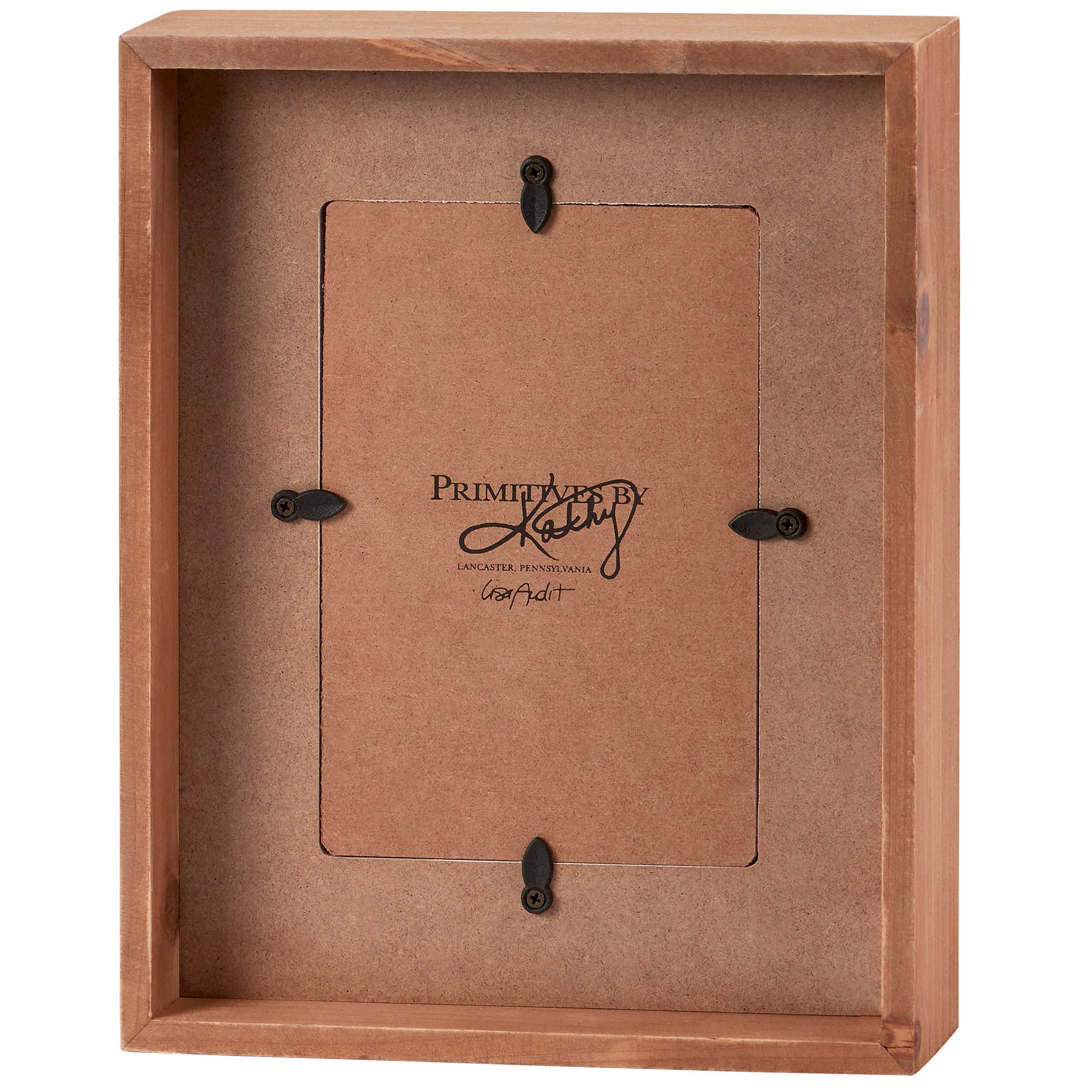 Primitives by Kathy - Wholesale Picture Frame - Rabbit Inset Box Frame1