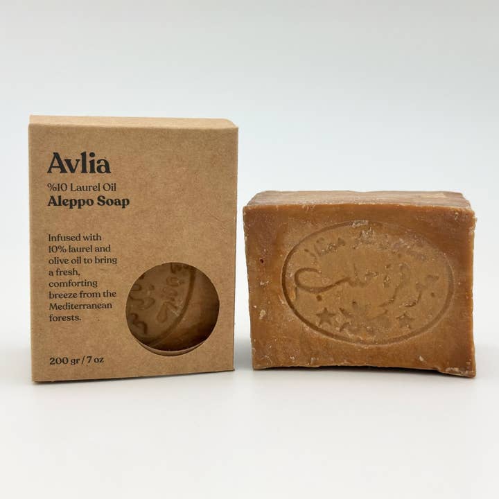 10% Laurel Aleppo Soap Bar, For Gift shops, Wellness & Spa for wholesale by Avlia Home