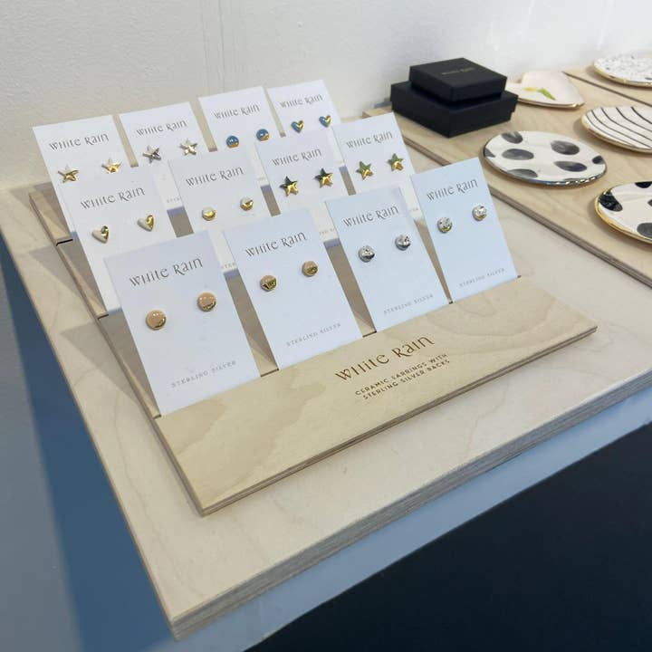 White Rain Ceramics - Vendita all'ingrosso Espositori e vetrine per gioielli - Espositore per orecchini
