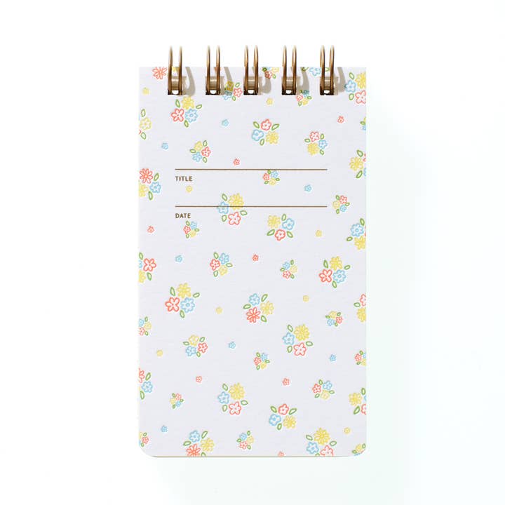 Reporter Notebook - Ditsy Floral for wholesale by Shorthand Press
