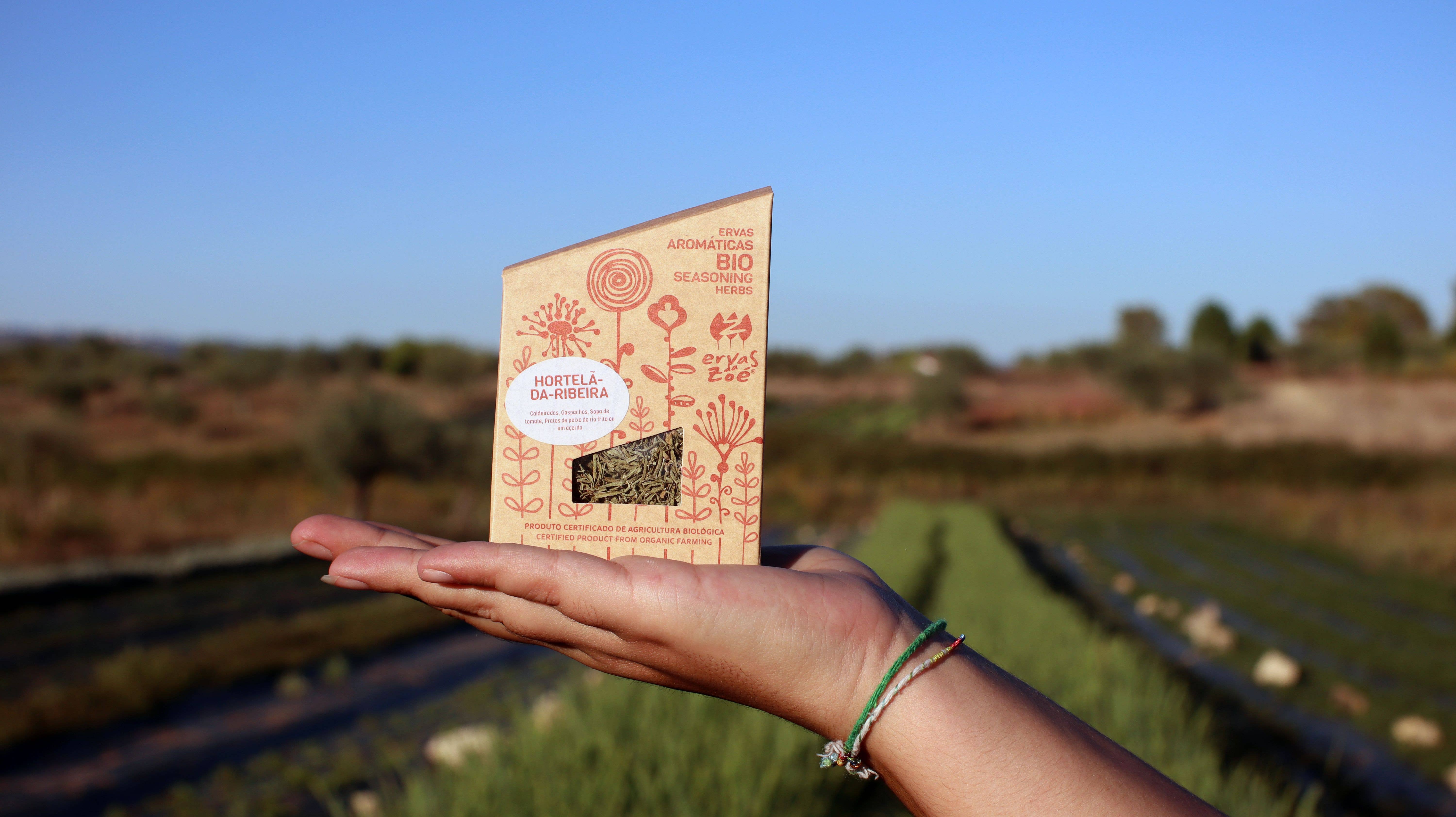 Ervas da Zoé - Wholesale Herbs - 82. Seasoning herbs “Ribeira Mint Leaf” Bio 12g