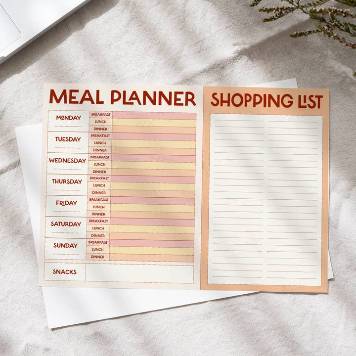 OMG Kitty - Vente Agendas - Bloc-notes de planification des repas hebdomadaires et liste de courses | Planificateur A42