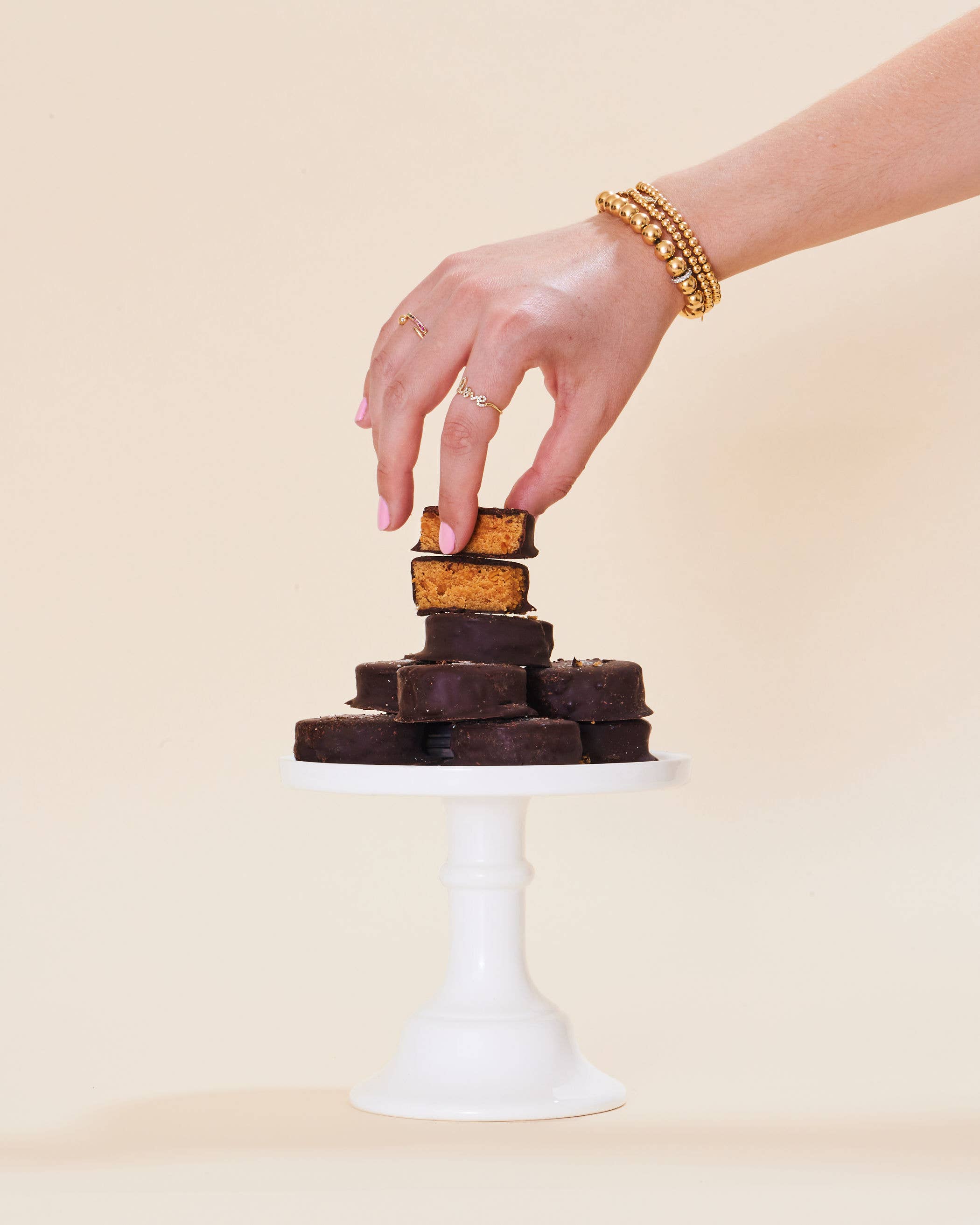 French Squirrel - Vente Barres de céréales - Bouchées Protéinées au Beurre de Cacahuète et Chocolat Berets (8 PACK)4