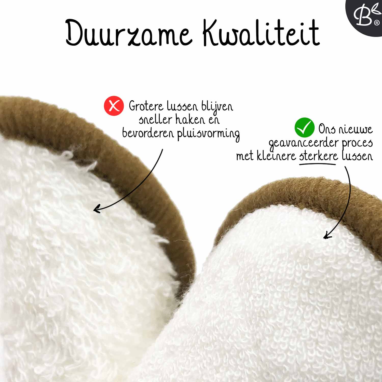 Bamboozy x Cosmeau – Großhandel Wattepad – 6 wiederverwendbare Baumwollpads4