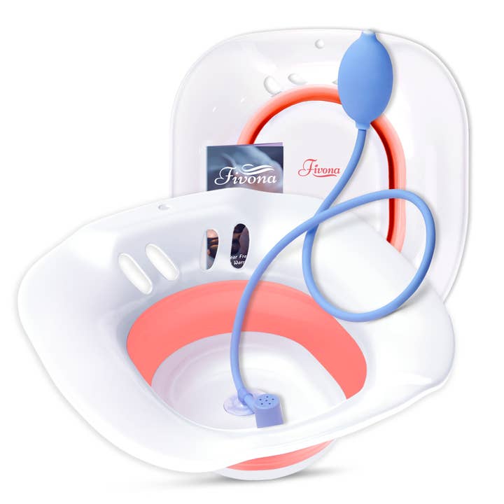 Siège à vapeur pliable Sitz Bath Yoni avec pompe de rinçage manuelle pour la vente par FIVONA