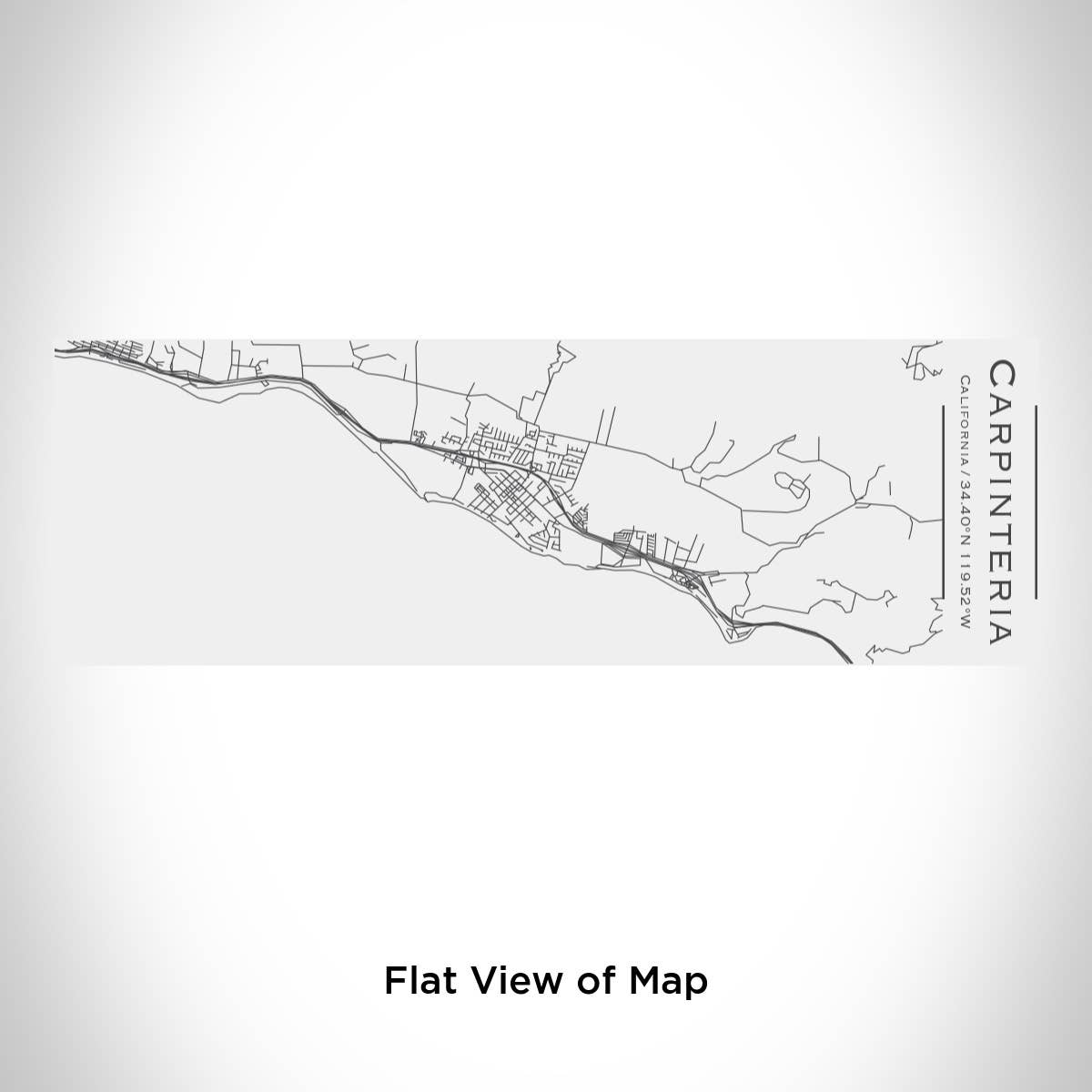 JACE.design - Vendita all'ingrosso Bicchiere/tazza termica - Tazza isolante Carpinteria CA Map in bianco opaco1
