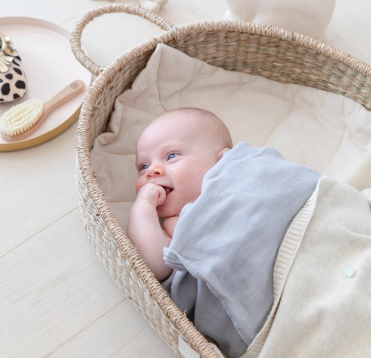 BEBE BASK® - Wholesale Changing Basket - Baby - RAW BABY CHANGING BASKET SET4