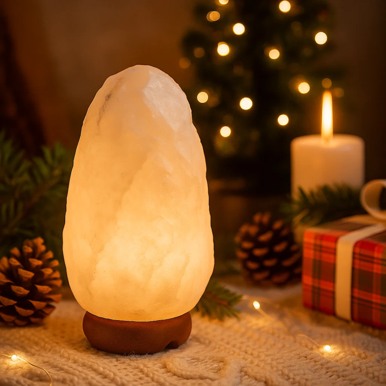 Green Tree - Vendita all'ingrosso Lampade di sale - Lampada di Sale dell'Himalaya Bianca 6-10 kg0