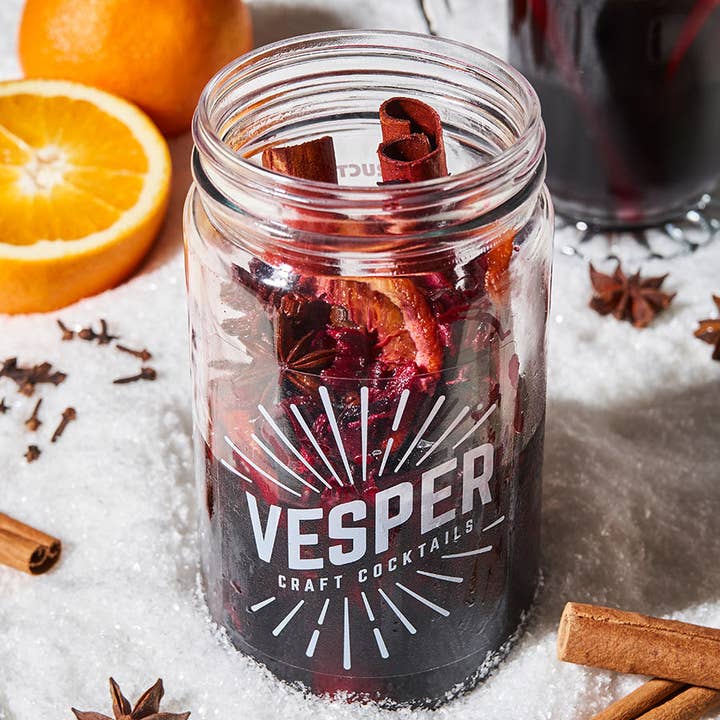 Vesper Craft Cocktails (No duties | Ships from CAN/USA) – wholesale Cocktail mix/syrup – Holiday Cocktail / Mocktail Mixer - Mulled Wine1