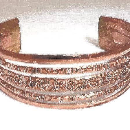 Feinste reine heilende verstellbare Kupferarmbänder für den Großhandel von Costello International