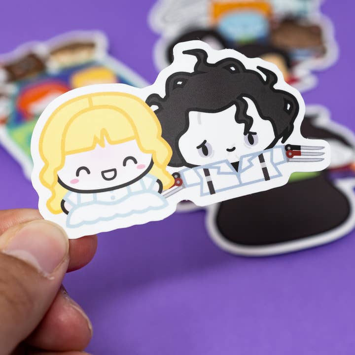 Wonton In A Million - Wholesale Sticker - L264 | Halloween Films - Edward Scissorhands Vinyl Sticker3