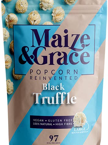 Maize & Grace Black Truffle Popcorn for wholesale by Maize & Grace