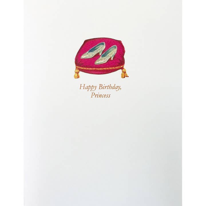 Glass Slippers Birthday Card for wholesale by lumia designs