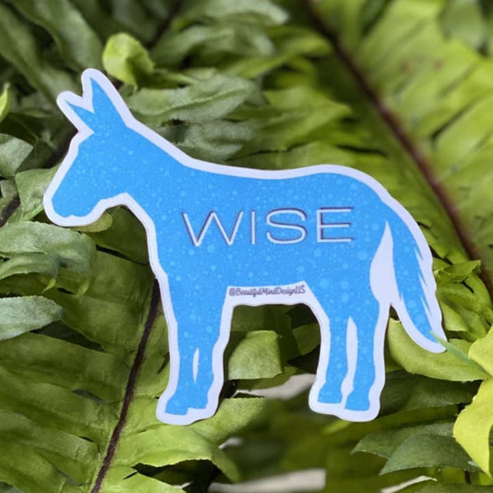 Wise Ass Vinyl Sticker 5-Pack for wholesale by Beautiful Mind Design