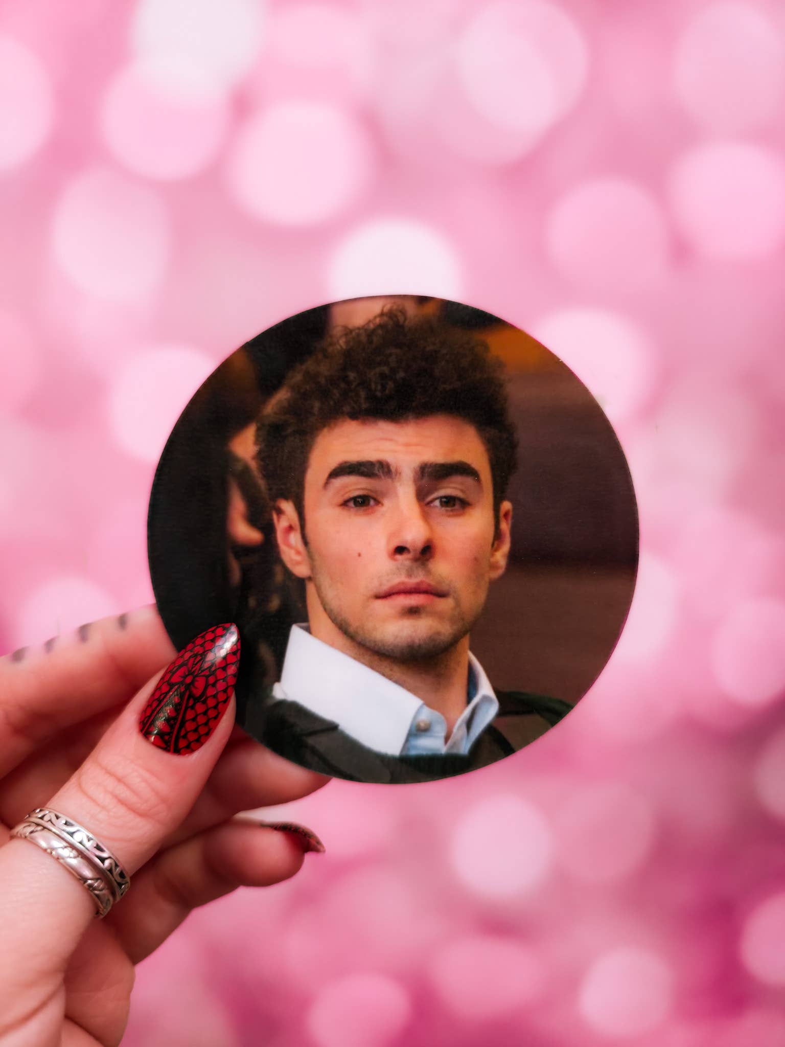 Pretty Rude Things - Wholesale Sticker - Luigi Mangione Babygirl Sticker, 3.25" x 3.25"2