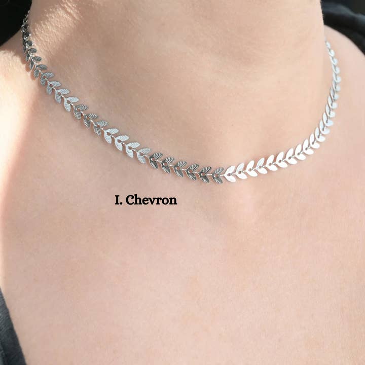 Blueyejewelry - Wholesale Link & Chain Necklace - Dainty Silver Necklaces - Stainless Steel Chain Necklaces12